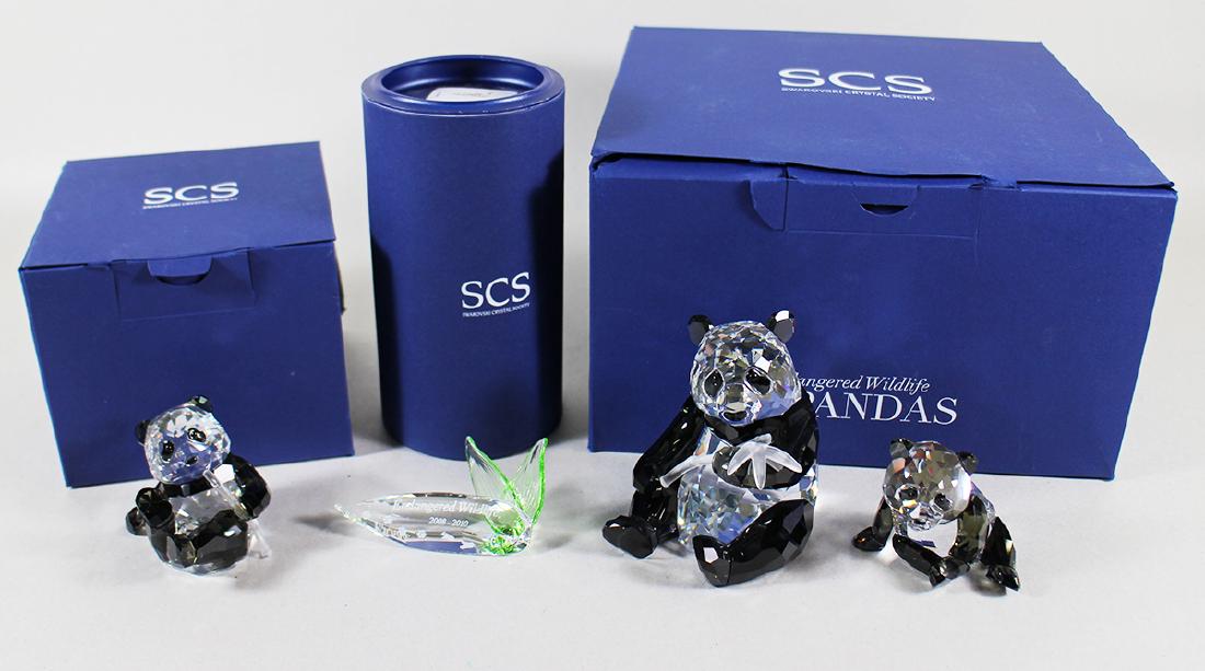 swarovski endangered wildlife pandas
