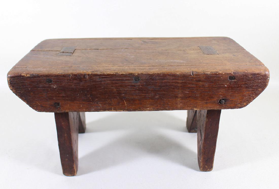 EARLY PRIMITIVE FOOTSTOOL (1 of 4)
