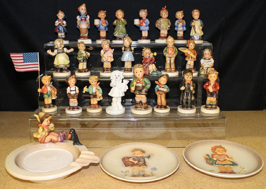 (24) HUMMEL FIGURINES & MORE: Collection of (24) Goebel Hummel figurines & more.