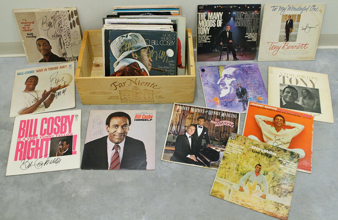 (44) AUTOGRAPHED RECORD ALBUMS (1 of 3)