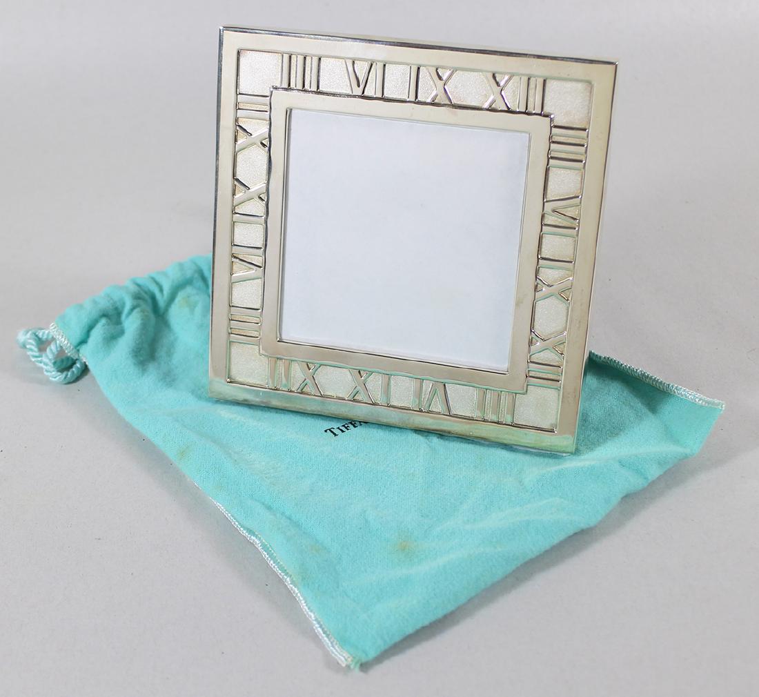 TIFFANY & CO. STERLING SILVER ATLAS PICTURE FRAME (1 of 3)