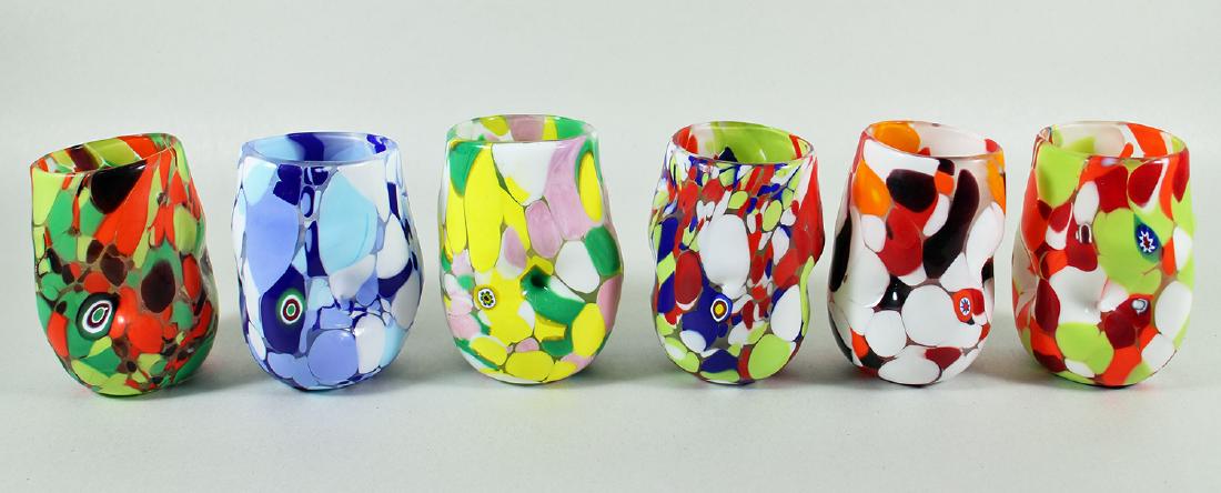 (6) MURANO GLASS TUMBLERS (1 of 4)