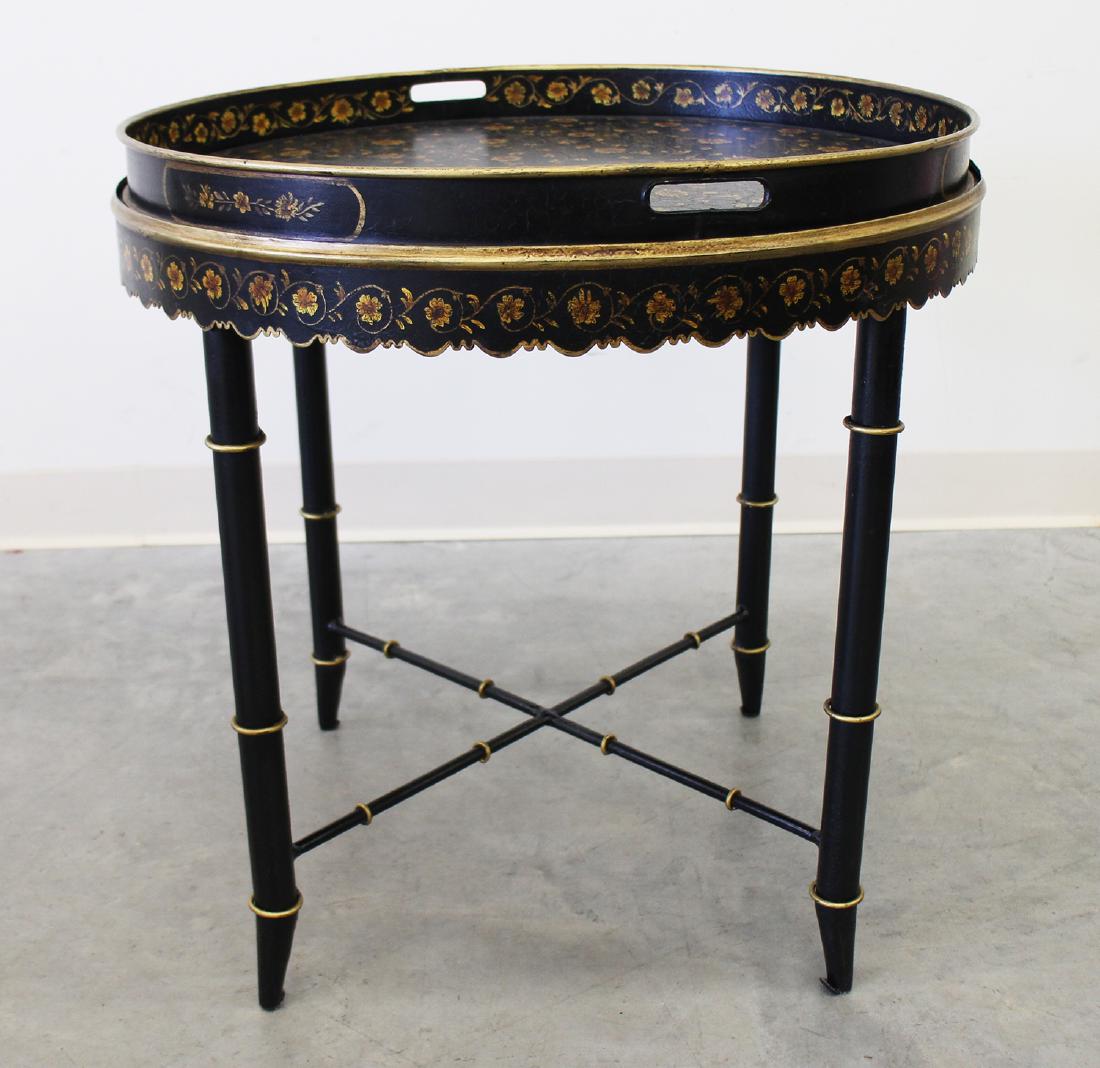 TOLE STYLE TRAY TOP TABLE (1 of 3)