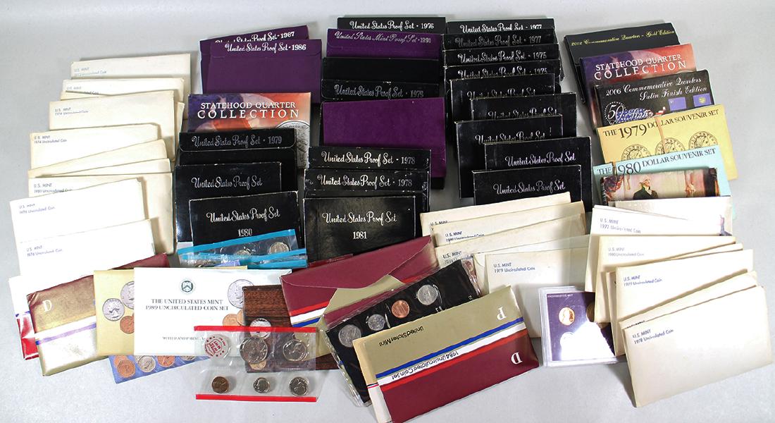 LARGE COLLECTION OF PROOF, MINT SETS & MORE (1 of 4)