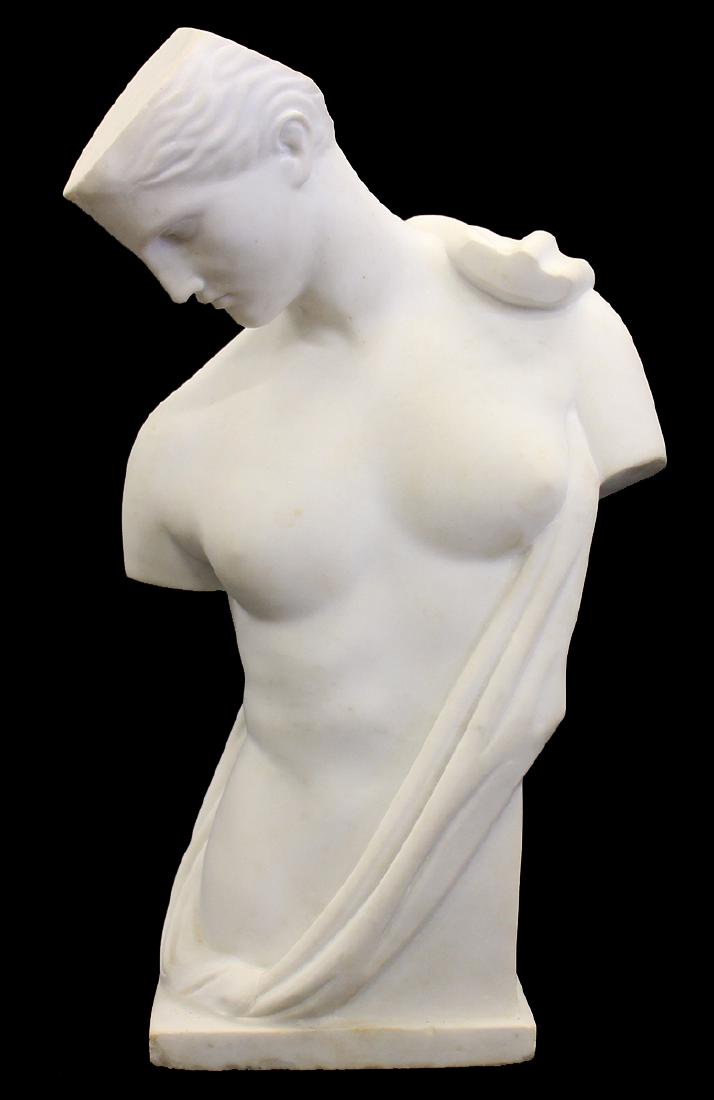 ART DECO MARBLE BUST (1 of 5)