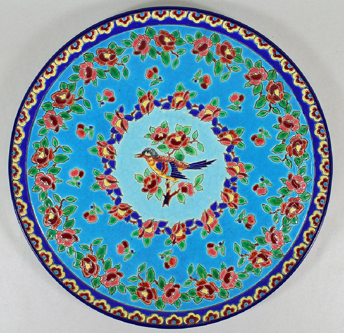 FRENCH EMAUX DE LONGWY CHARGER (1 of 2)