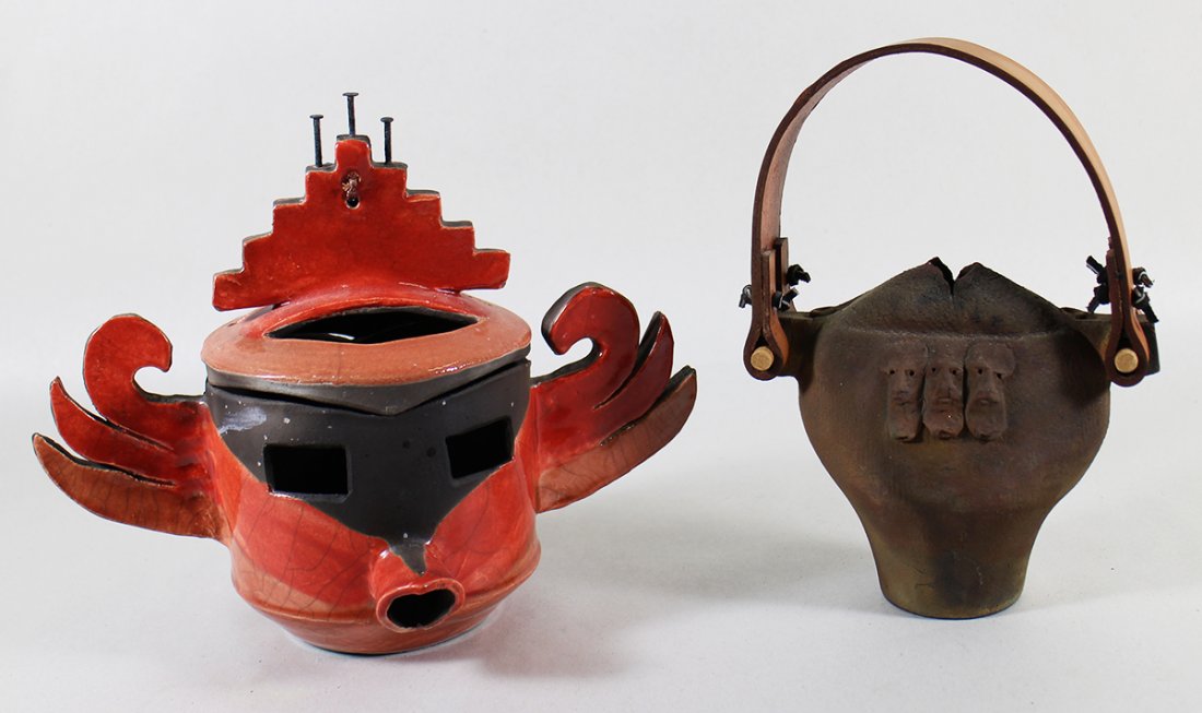 (2) SIGNED STUDIO POTTERY PIECES (1 of 3)