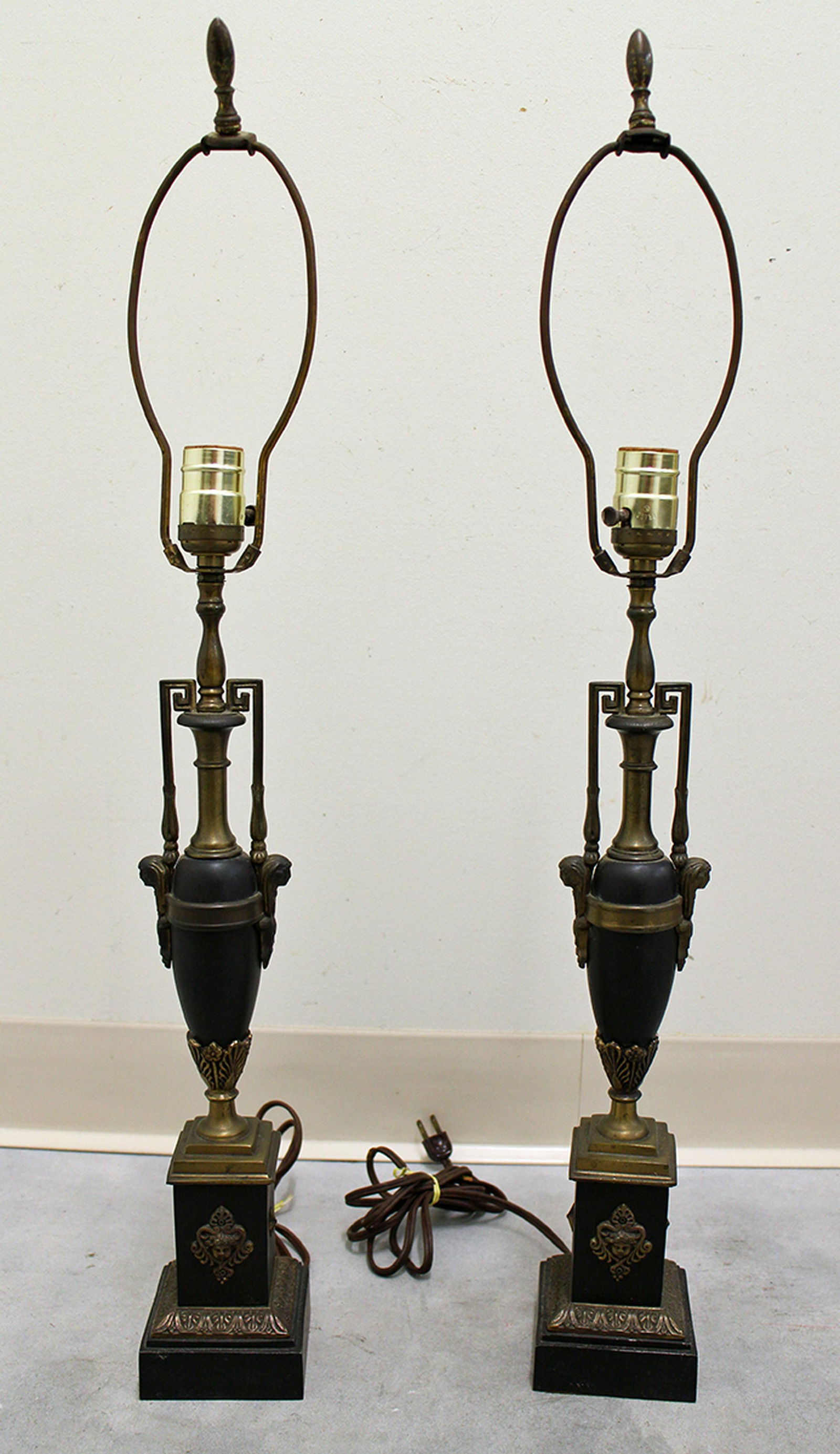 (2) ANTIQUE NEOCLASSICAL TABLE LAMPS (1 of 3)