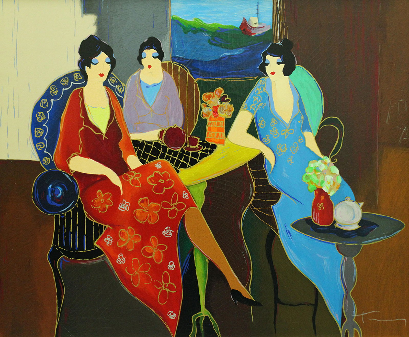 ITZCHAK TARKAY EMBELLISHED SERIGRAPH (1 of 4)