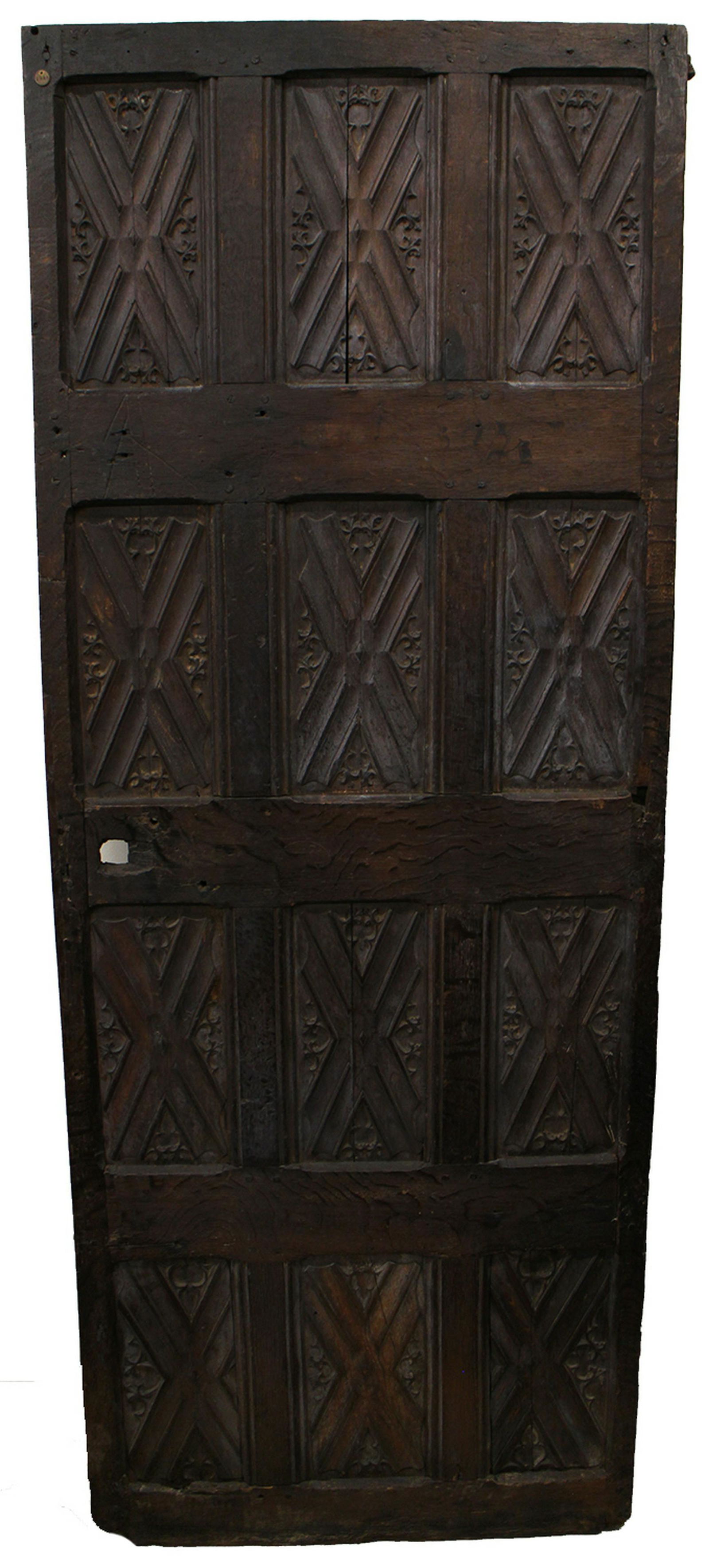 15TH CENTURY FLEMISH GOTHIC OAK DOOR (1 of 6)