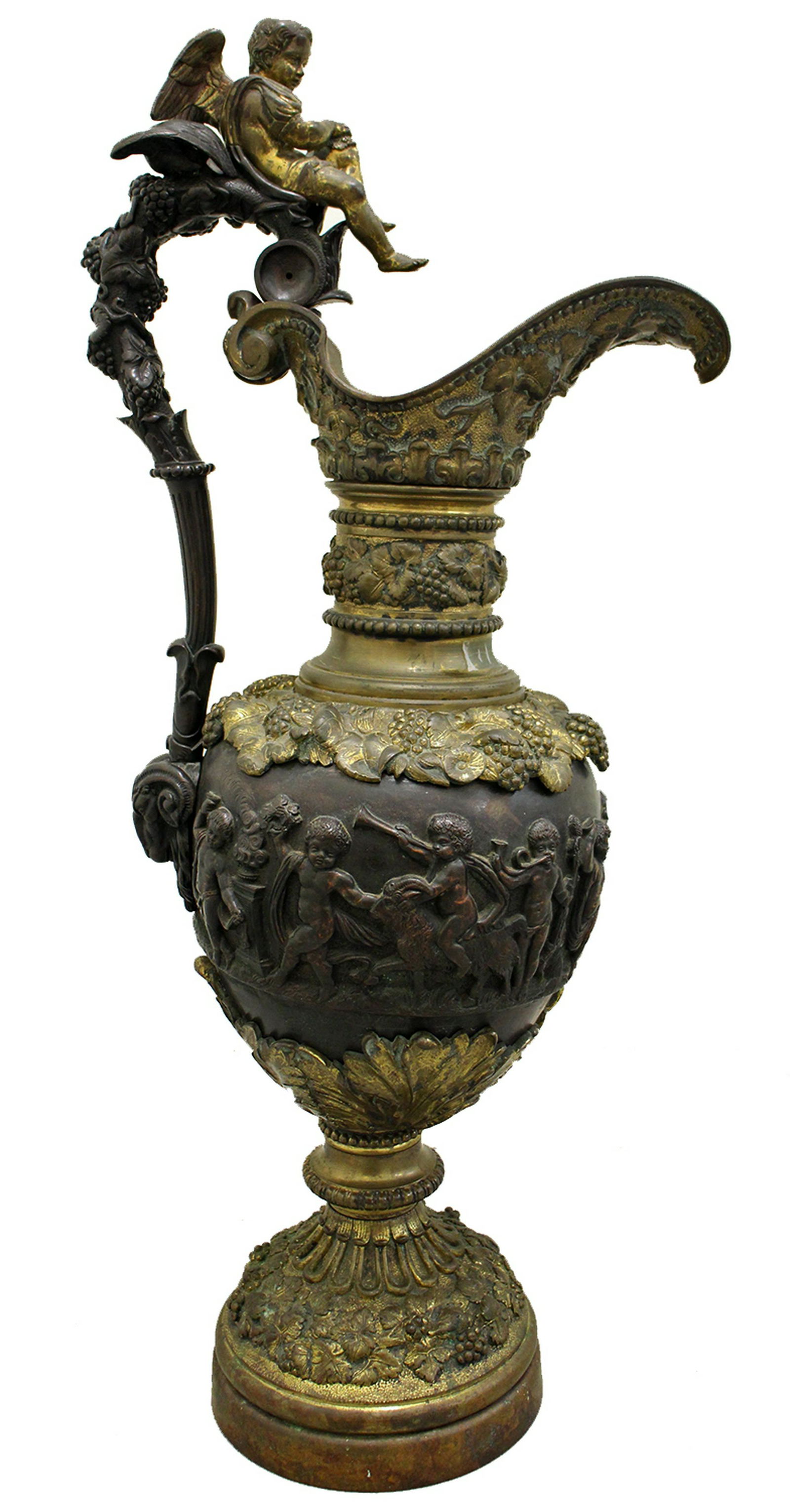 TWO TONE LARGE NEOCLASSICAL EWER (1 of 7)