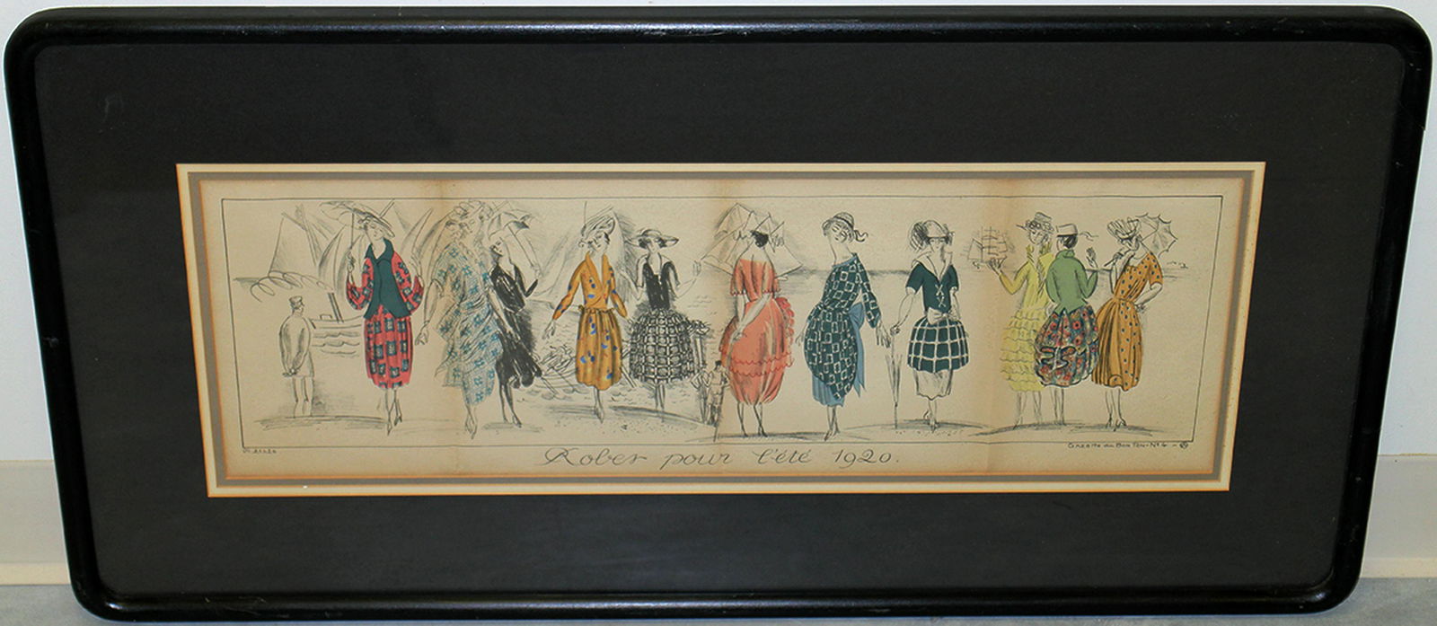 FRENCH GAZETTE DU BON TON FASHION PLATES (1 of 5)