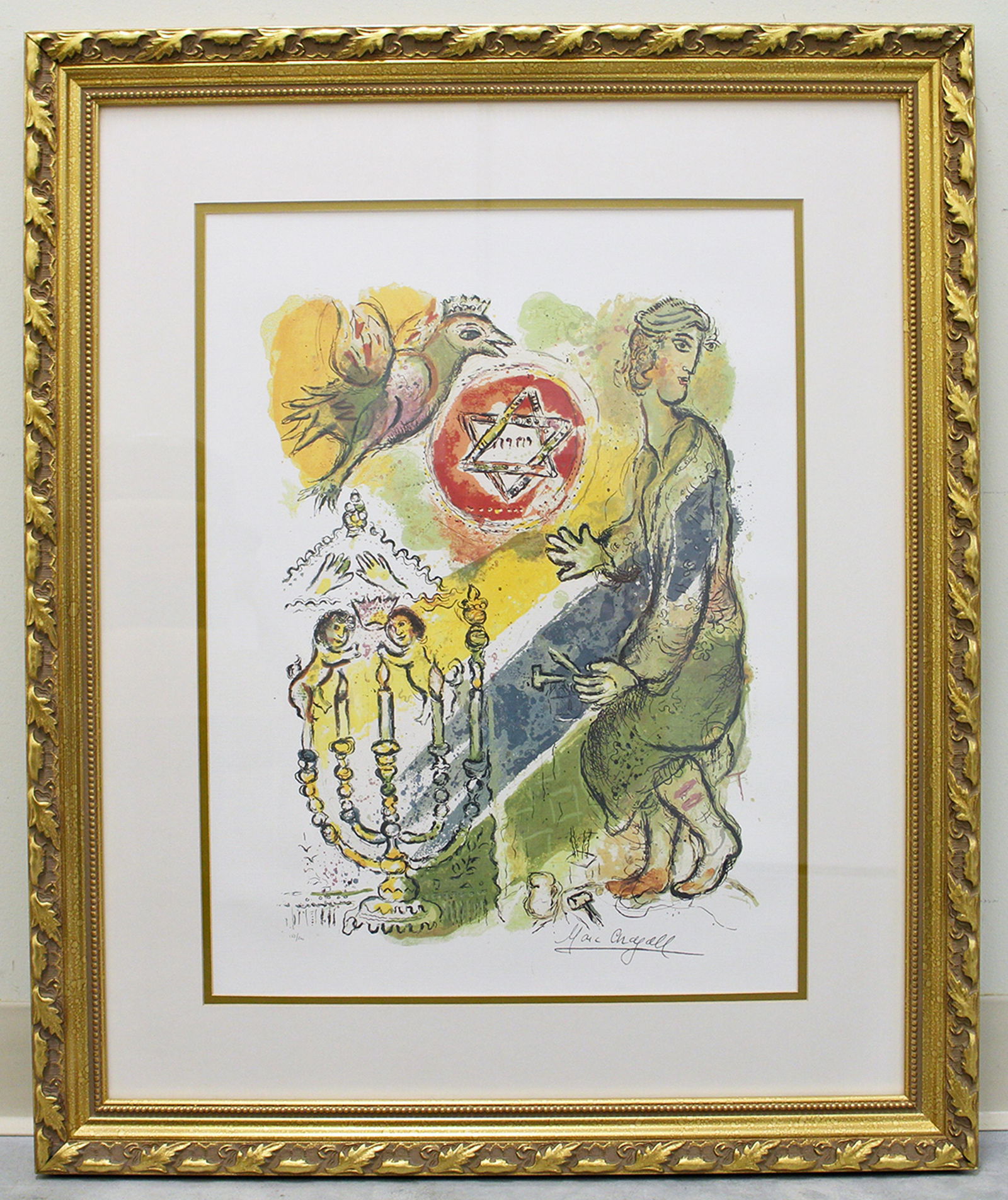 MARC CHAGALL "STAR" LITHOGRAPH (1 of 3)
