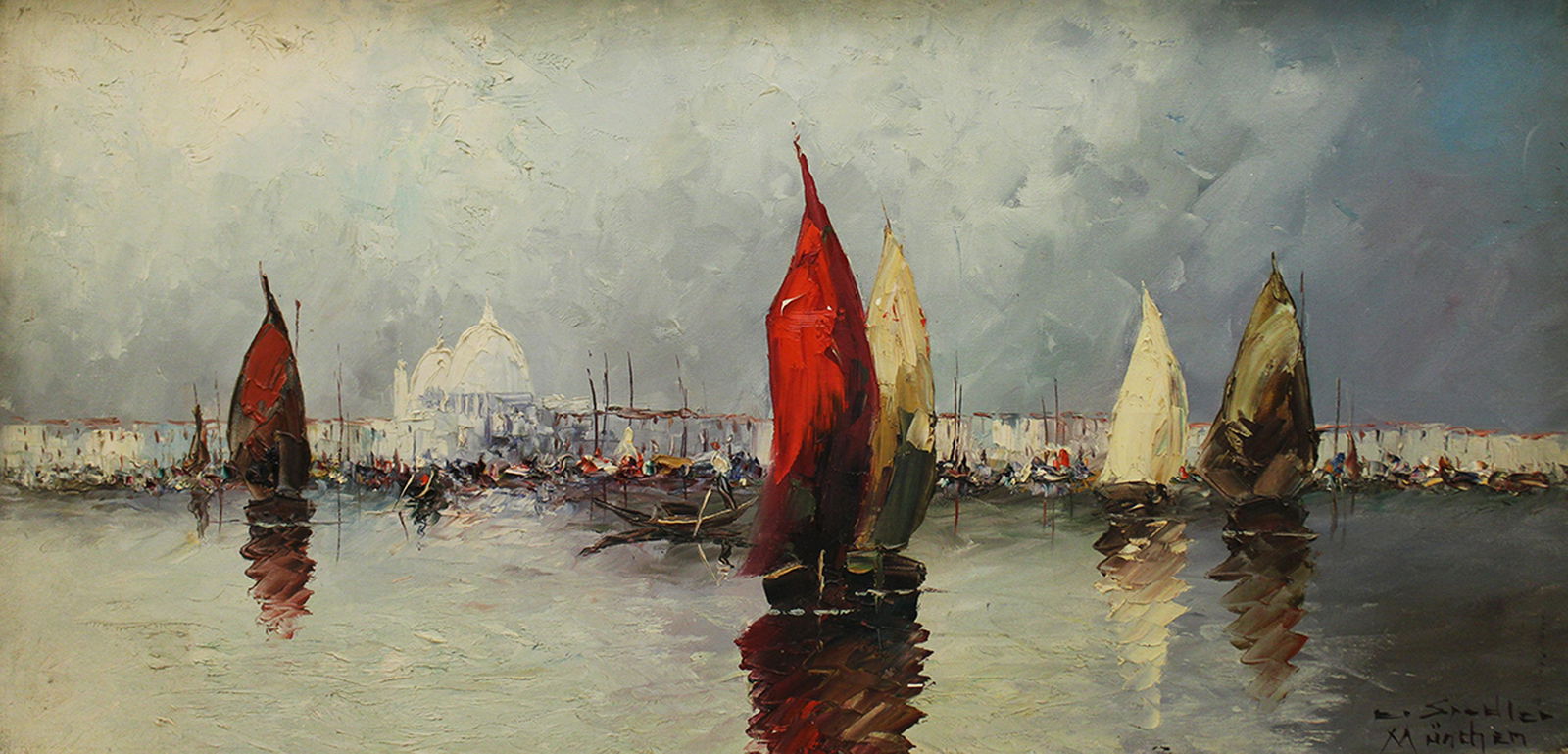 SAILBOAT PAINTING - STADLER (1 of 3)