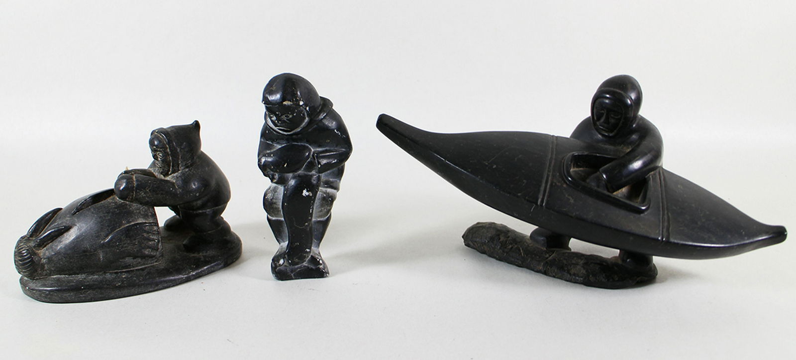 (3) INUIT SCULPTURES (1 of 5)