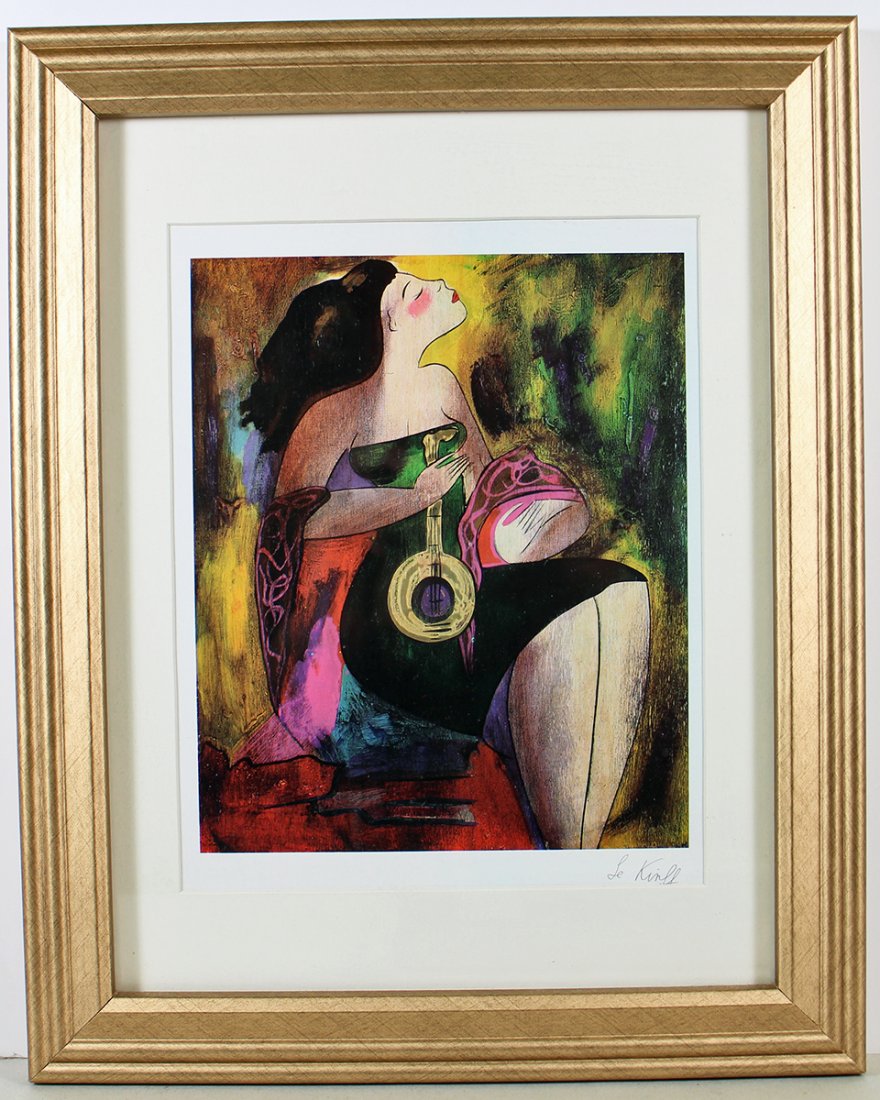 LINDA LE KINFF "NOTE d'OR" LITHOGRAPH (1 of 3)