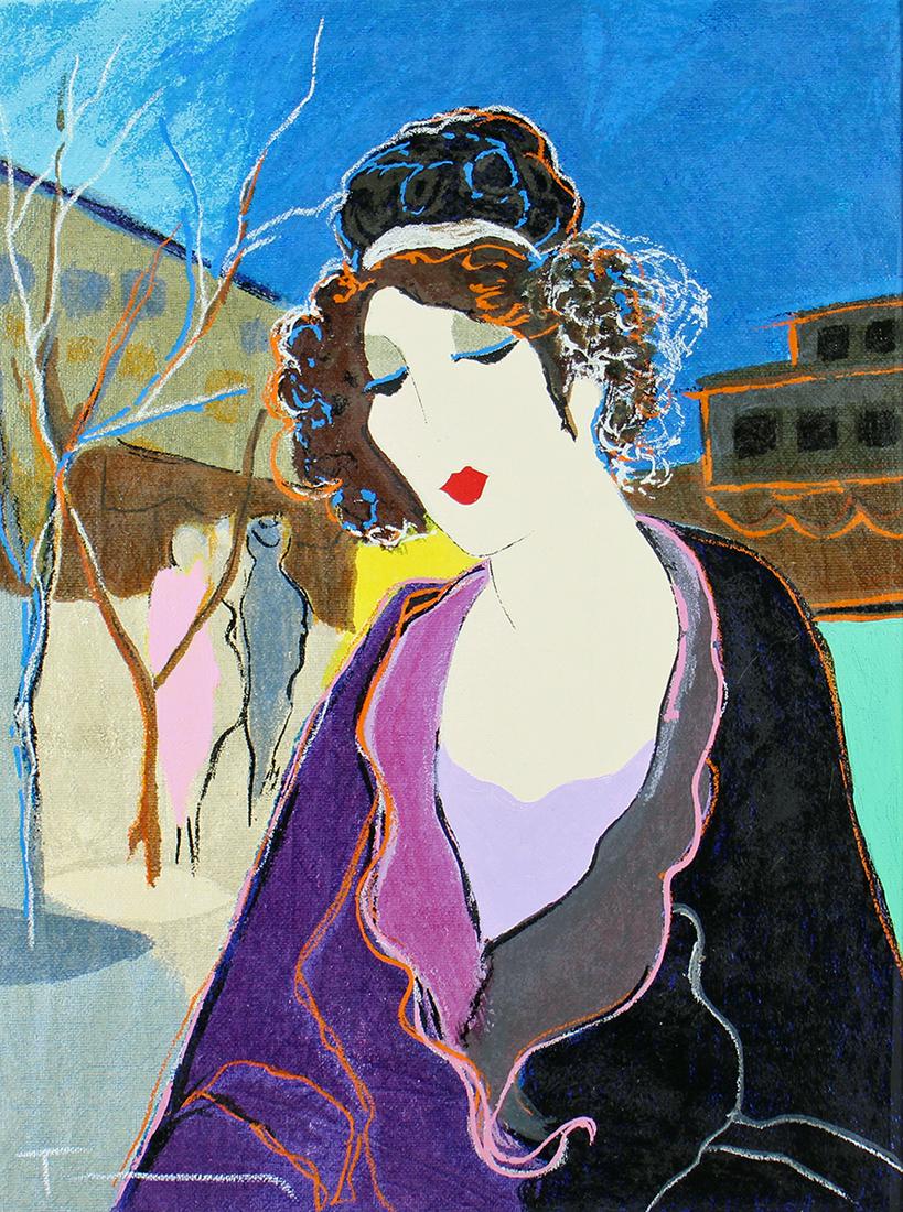 ITZCHAK TARKAY "BABETTE" SERIGRAPH (1 of 3)