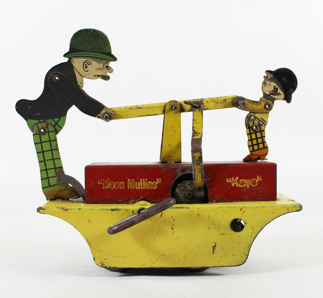 MOON MULLINS & KAYO WIND UP LITHO TRAIN TOY (1 of 3)