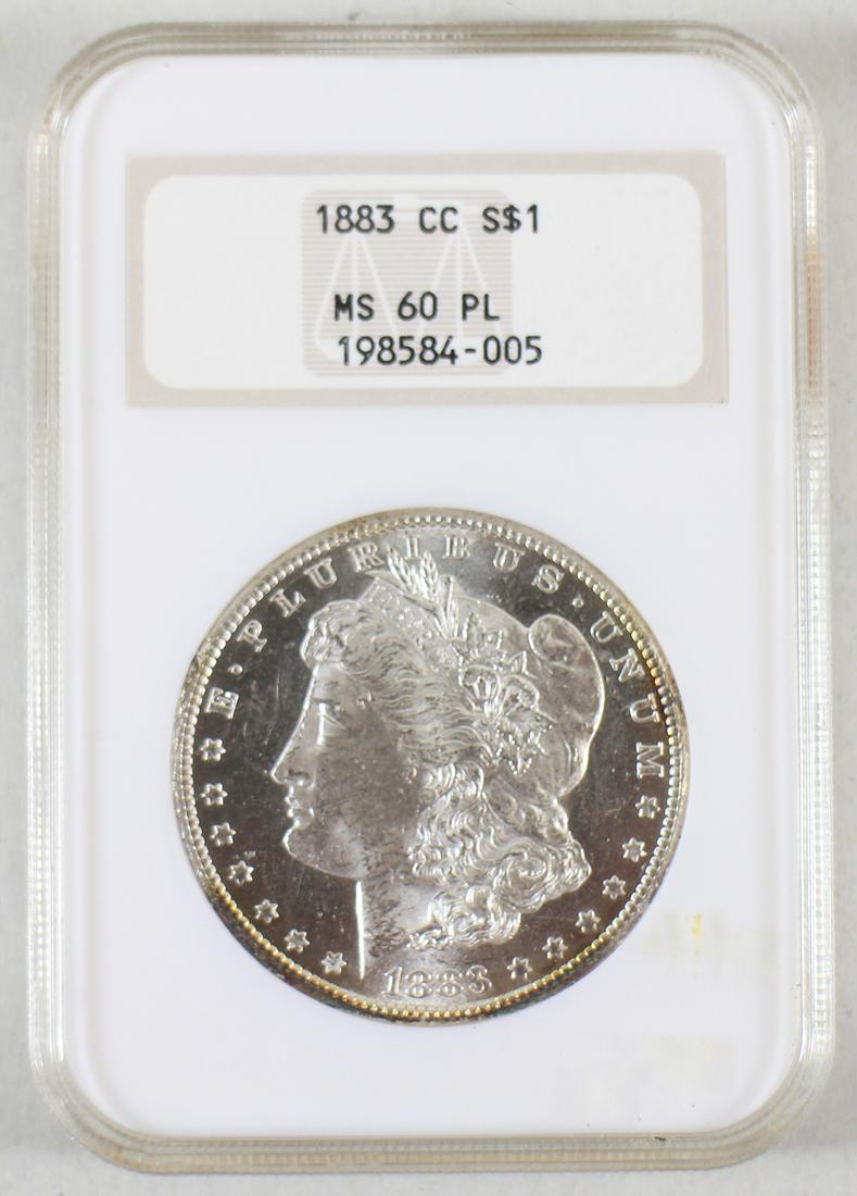 1883 CARSON CITY MS60 PL MORGAN DOLLAR (1 of 2)