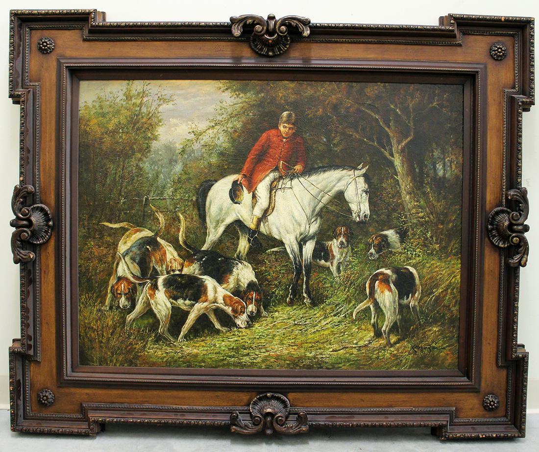 FOX HUNTING PAINTING (1 of 3)