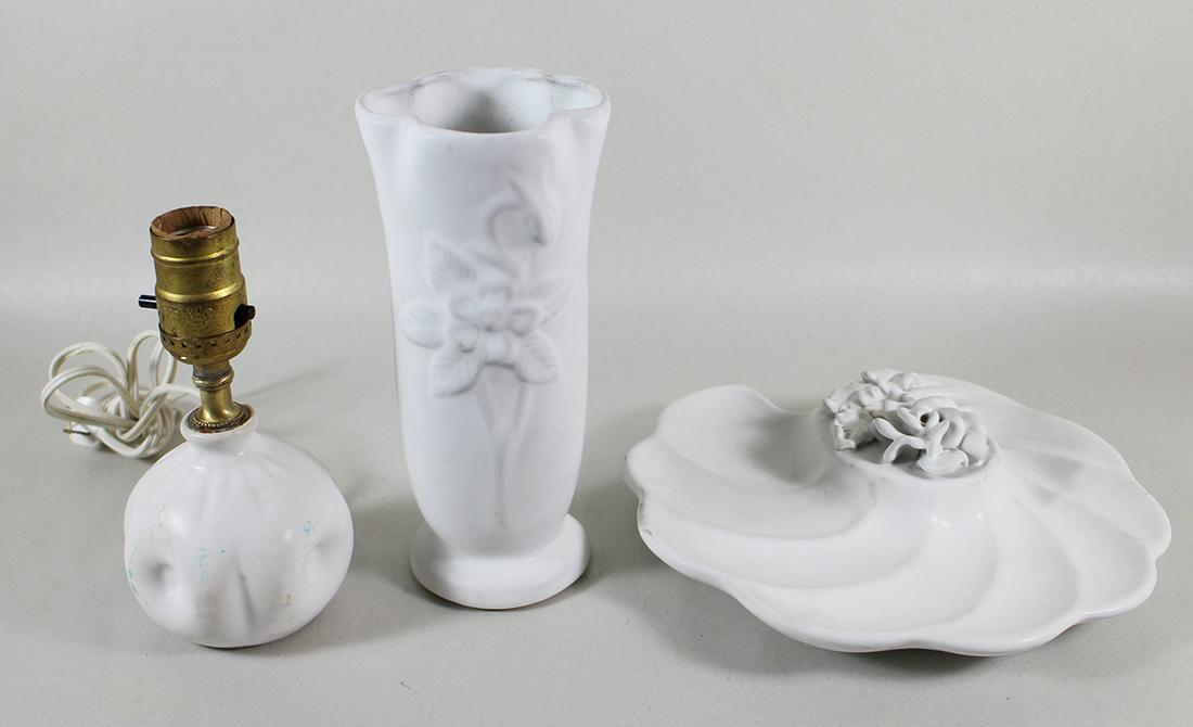 VAN BRIGGLE WHITE POTTERY COLLECTION (1 of 3)