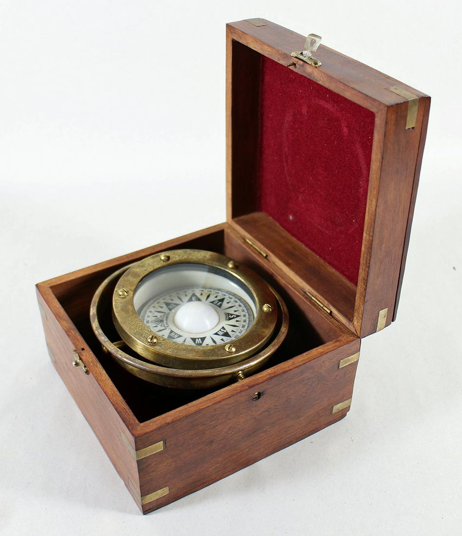 C. PLATH NAUTICAL COMPASS IN BOX (1 of 3)