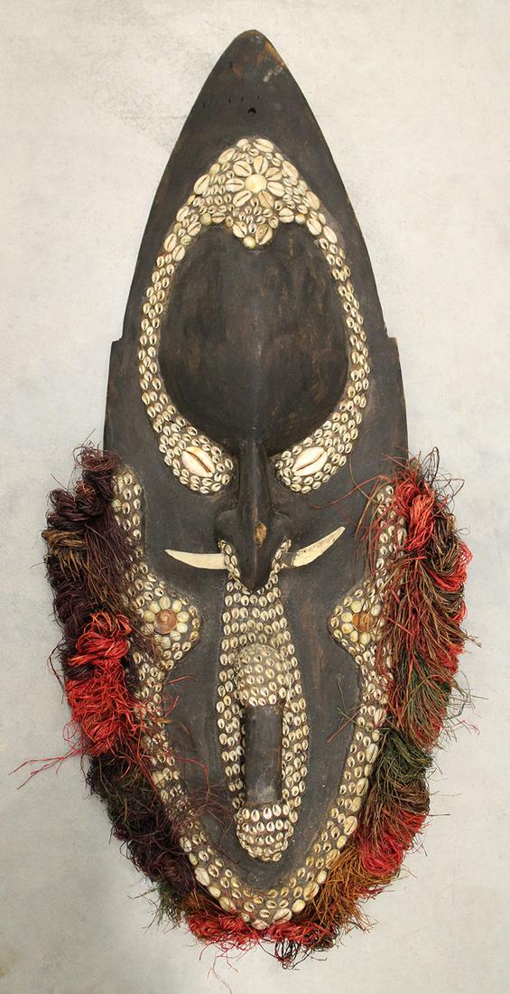 AFRICAN IVORY COAST CARVED MASK (1 of 3)