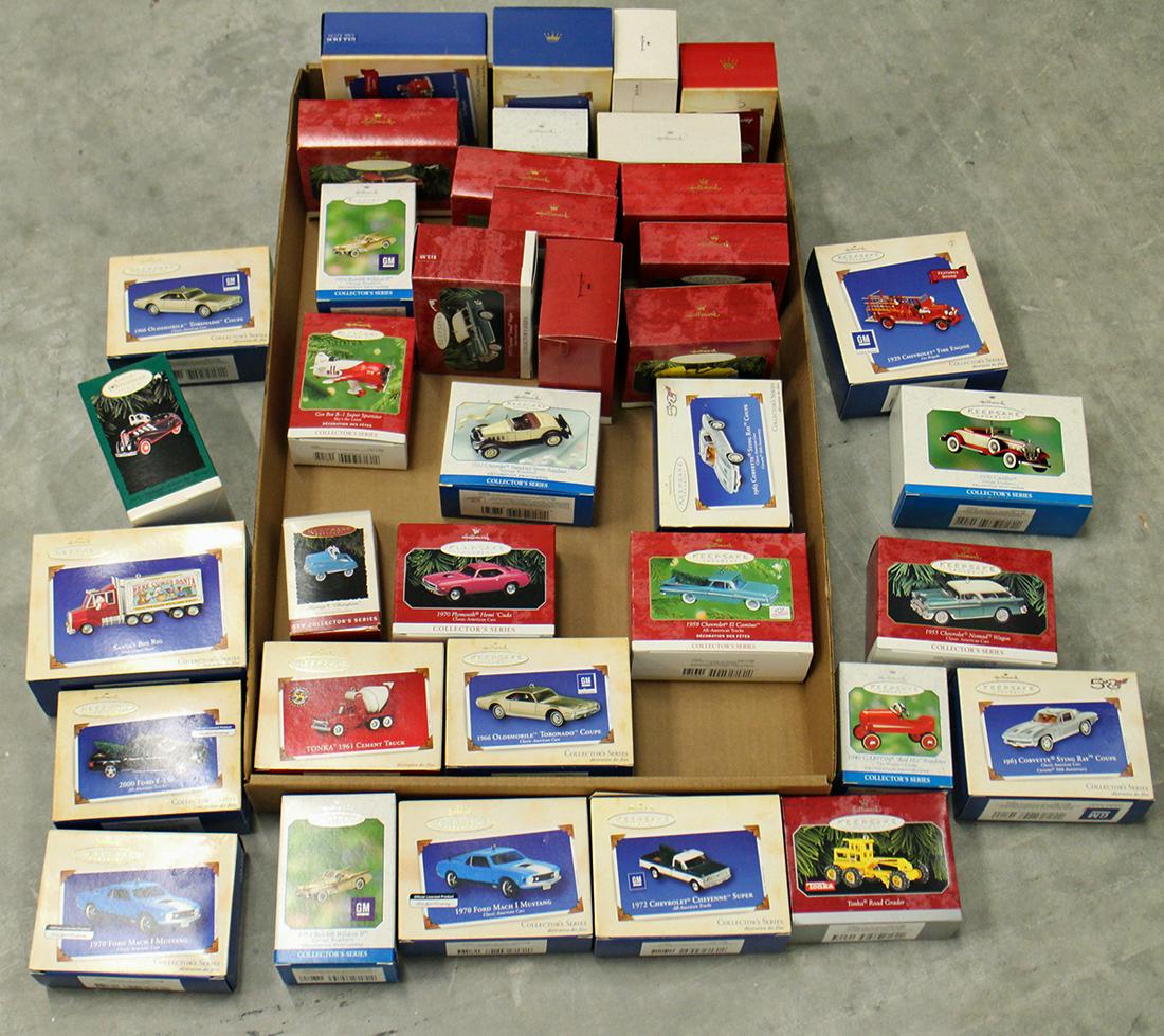 35+ HALLMARK KEEPSAKE ORNAMENTS - CARS & TRUCKS (1 of 2)