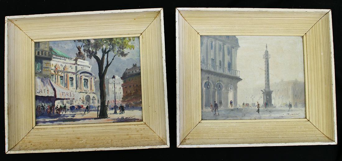 (2) EUROPEAN PARIS SCENE PAINTINGS (1 of 6)