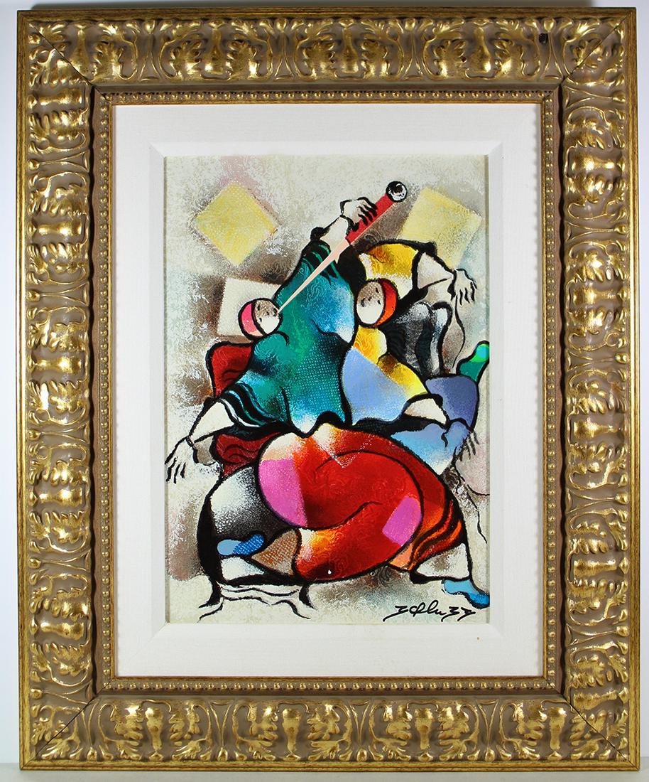 DAVID SCHLUSS "AFTERNOON MELODY" SERIGRAPH (1 of 4)