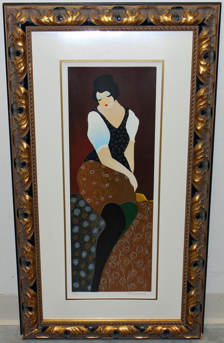 ITZCHAK TARKAY "DEMURE IV" SERIGRAPH (1 of 3)