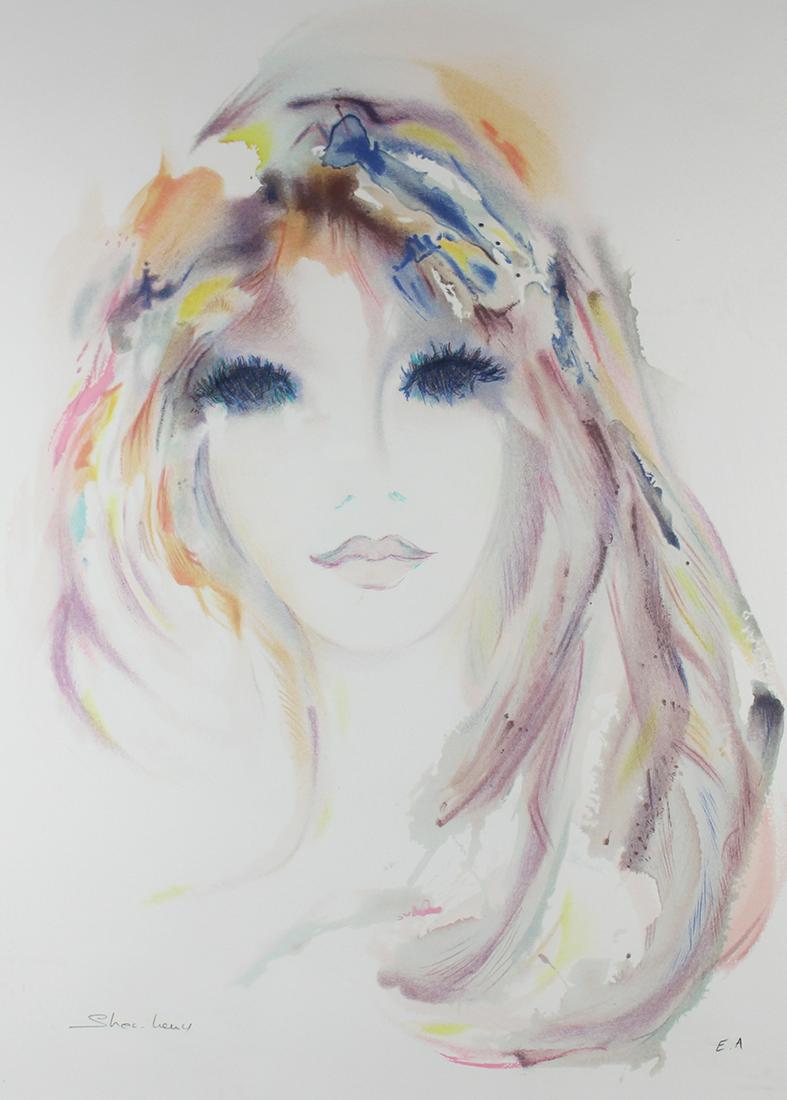 SHAN MERRY "BRUMES" E.A. LITHOGRAPH (1 of 2)