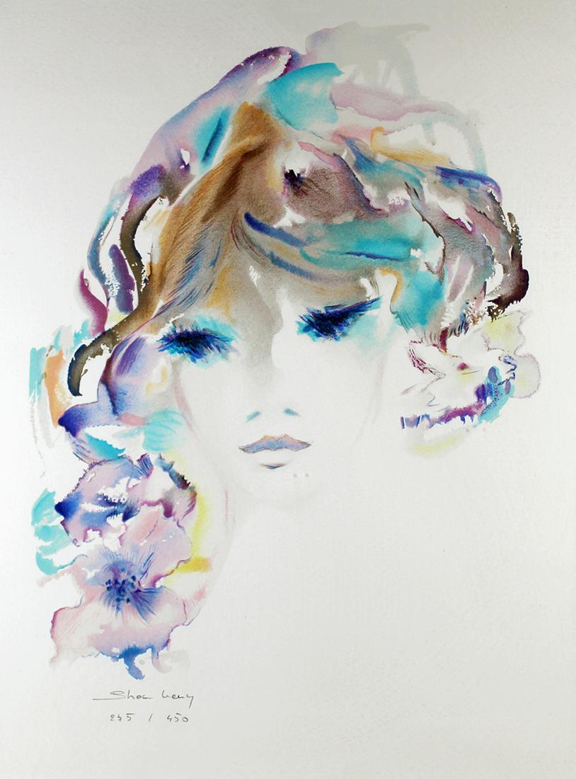 SHAN MERRY "KATHERINE" LITHOGRAPH (1 of 2)