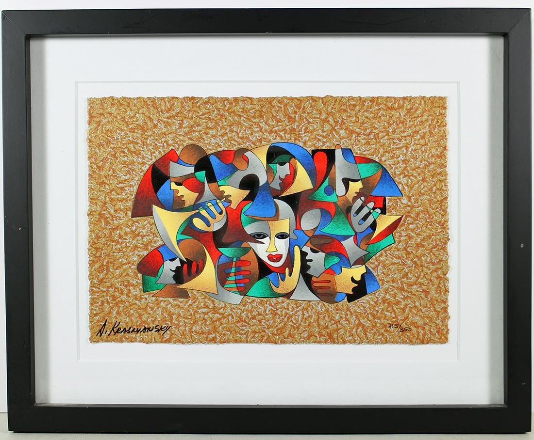 ANATOLE KRASNYANSKY "TRUMPET RECEPTION" SERIGRAPH (1 of 2)