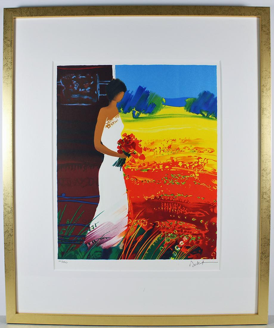 EMILE BELLET "NATURE LUXURIANTE" LITHOGRAPH (1 of 2)