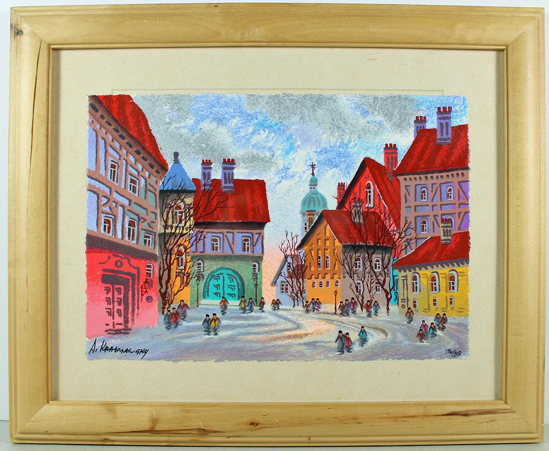 ANATOLE KRASNYANSKY "CHESTER ENGLAND" SERIGRAPH (1 of 2)