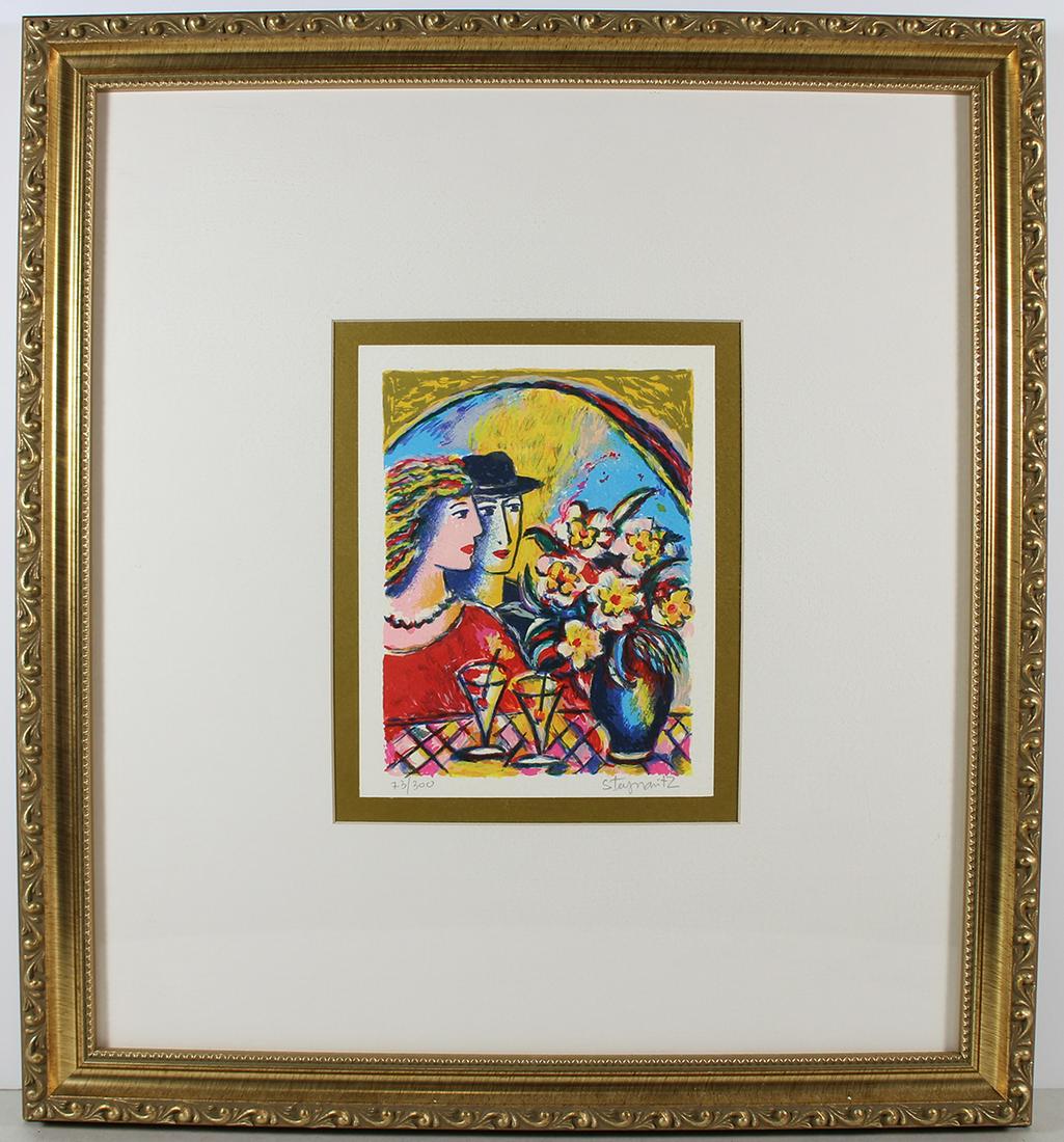 ZAMY STEYNOVITZ "TOAST OF LOVE" SERIGRAPH (1 of 2)