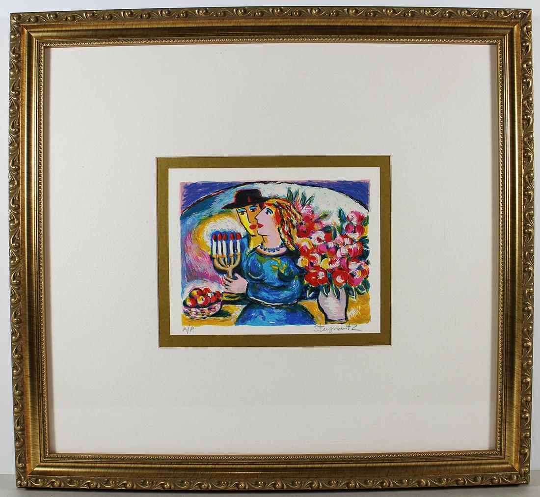 ZAMY STEYNOVITZ "SHABBAT" A/P SERIGRAPH (1 of 2)