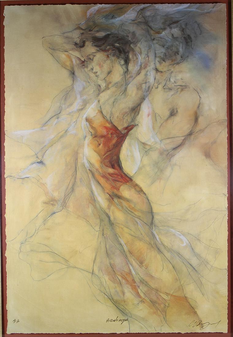 GARY BENFIELD "ARABESQUE" LITHOGRAPH (1 of 2)