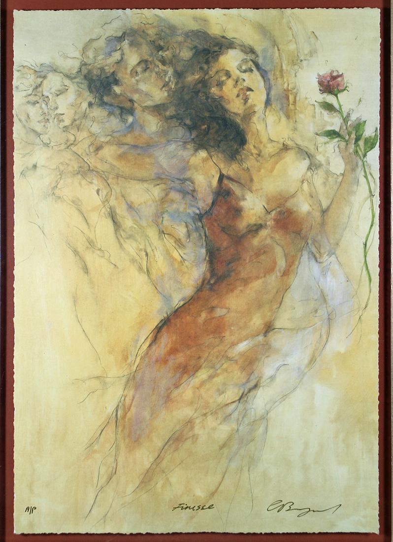 GARY BENFIELD "FINESSE" LITHOGRAPH (1 of 2)