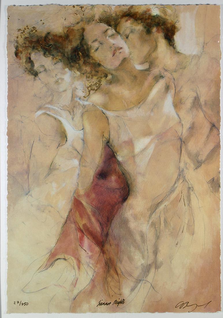 GARY BENFIELD "SIENNA NIGHTS" LITHOGRAPH (1 of 2)
