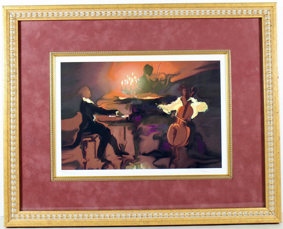 STEVE BLOOM "MINUET" LITHOGRAPH (1 of 2)