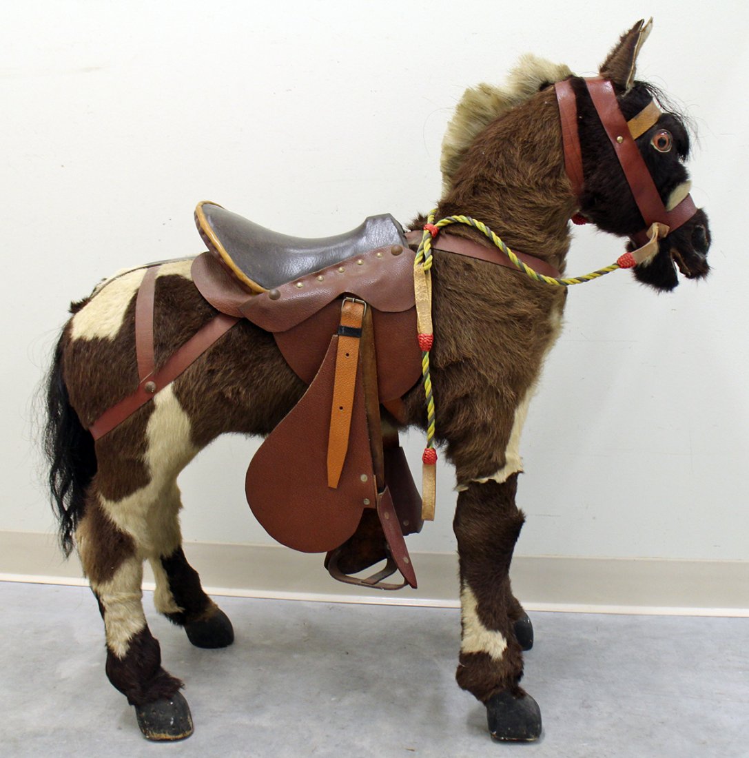 LARGE VINTAGE CHILD'S HORSE (1 of 3)