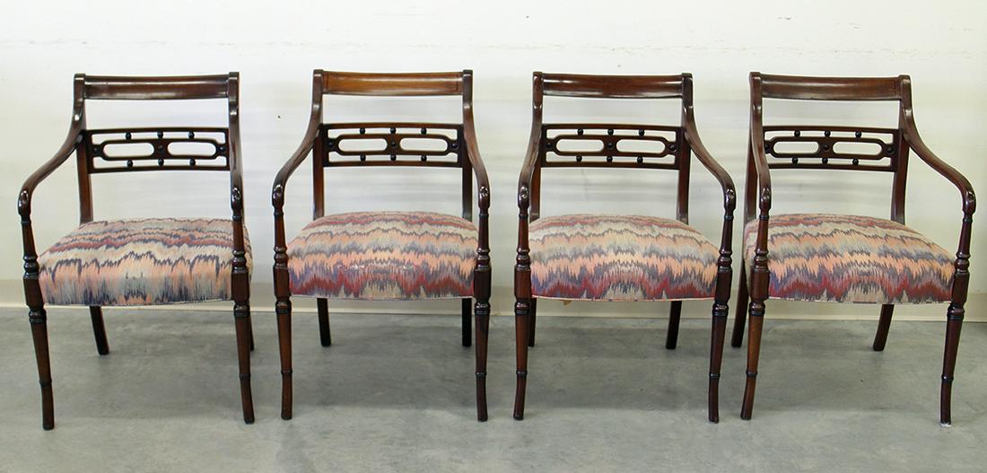 (4) HICKORY DINING CHAIRS (1 of 3)