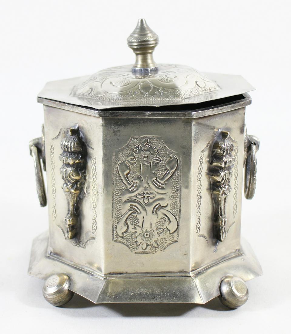 ANTIQUE PERSIAN TEA CADDY (1 of 4)
