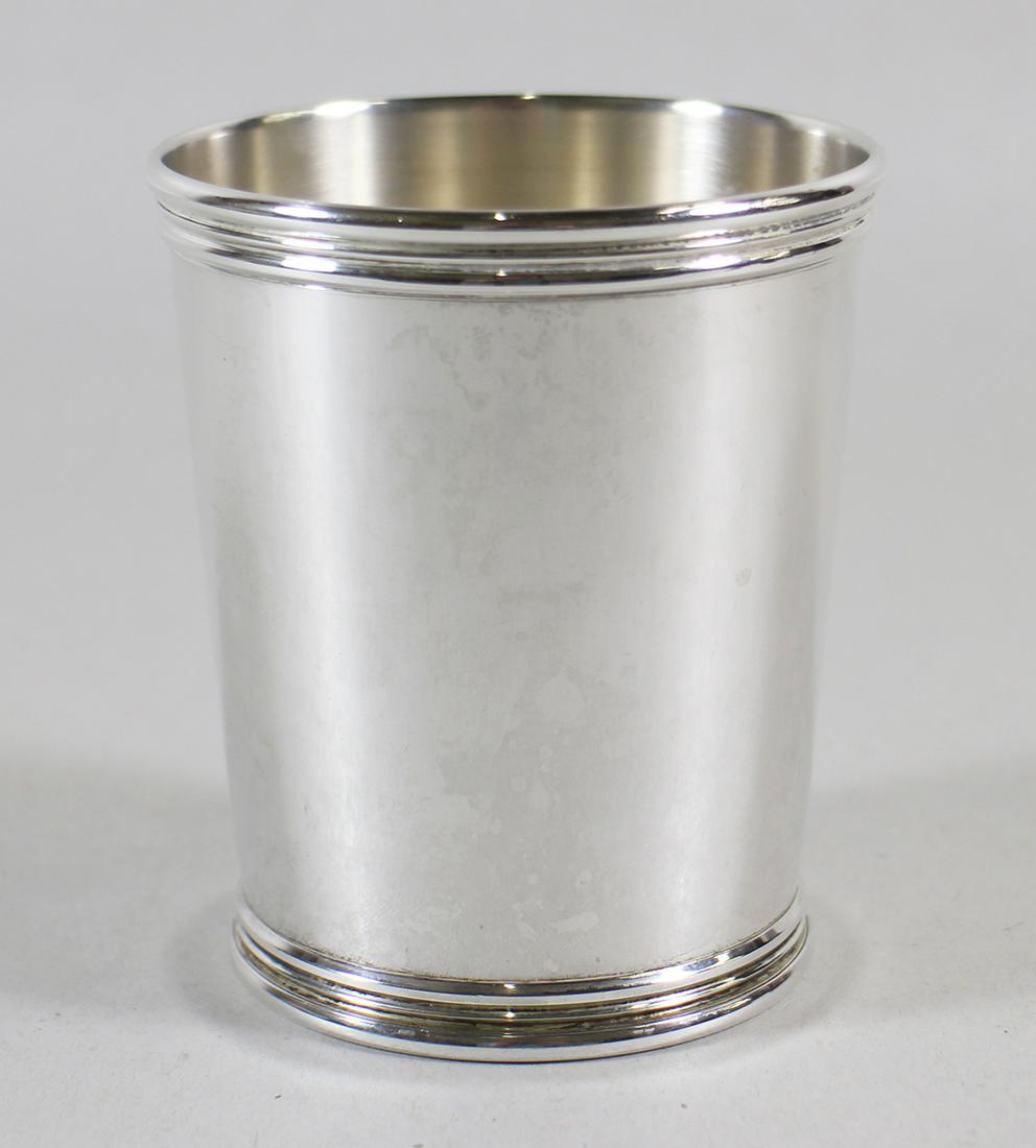 MANCHESTER STERLING SILVER MINT JULEP CUP (1 of 2)