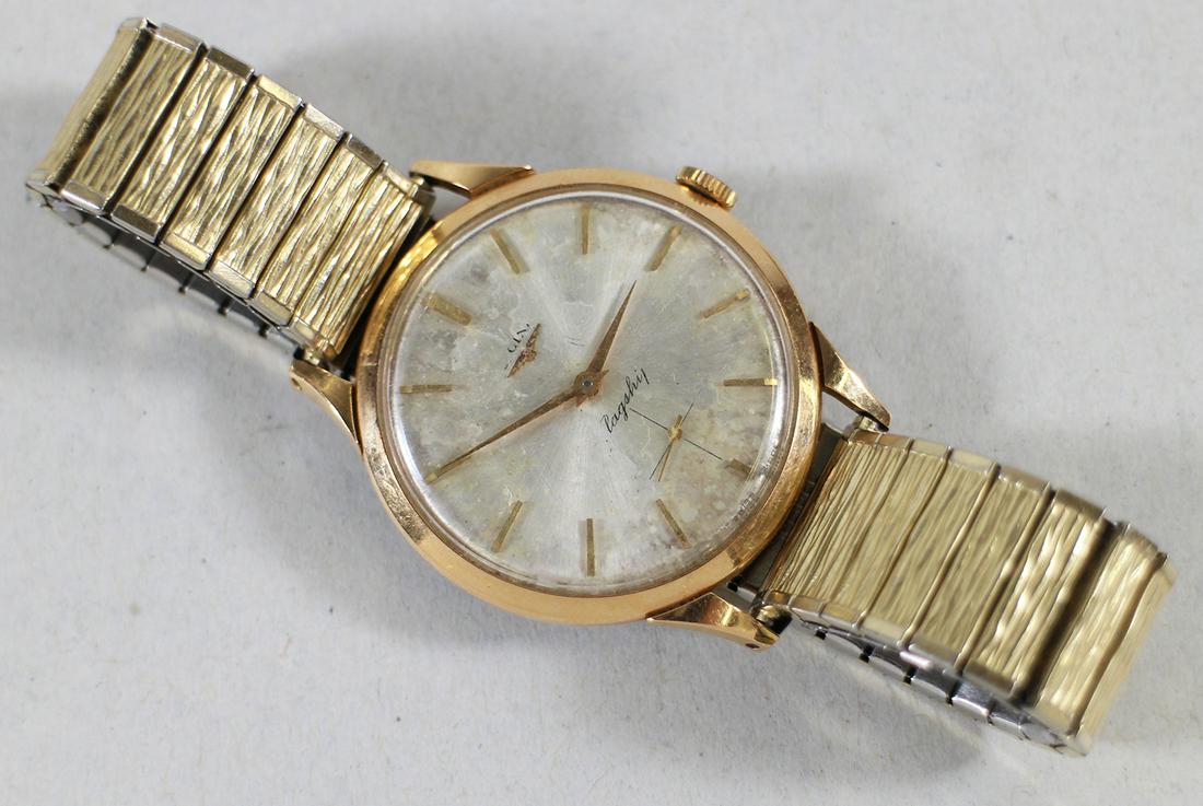 18K MEN'S LONGINES FLAGSHIP WRISTWATCH (1 of 4)