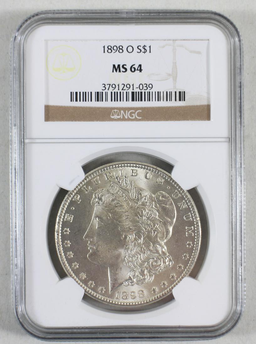 NGC MS64 1898O SILVER MORGAN DOLLAR (1 of 2)