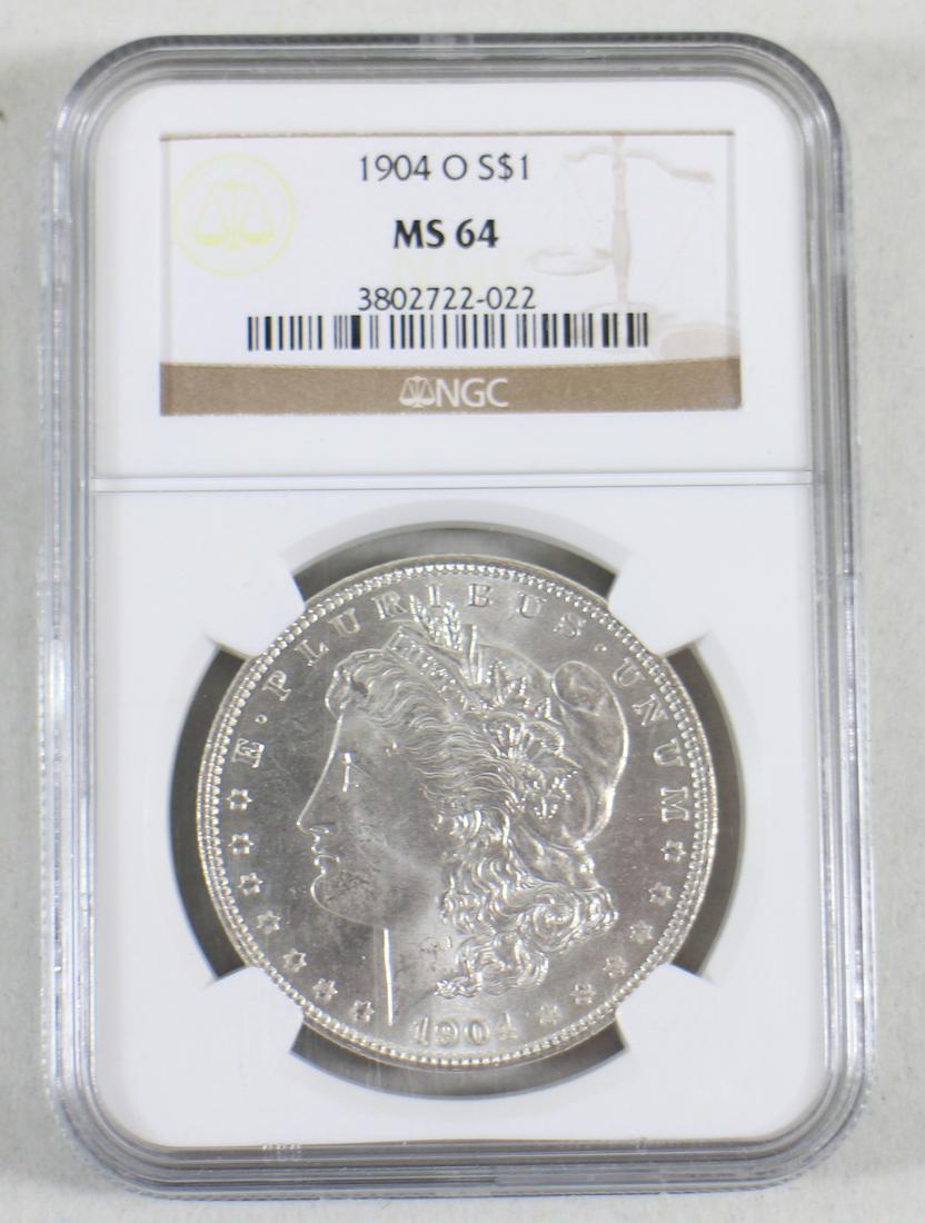 NGC MS64 1904O SILVER MORGAN DOLLAR (1 of 2)