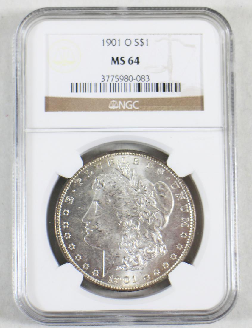 NGC MS64 1901O SILVER MORGAN DOLLAR (1 of 2)